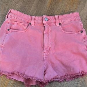 American Eagle Outfitters Pink Jean Shorts